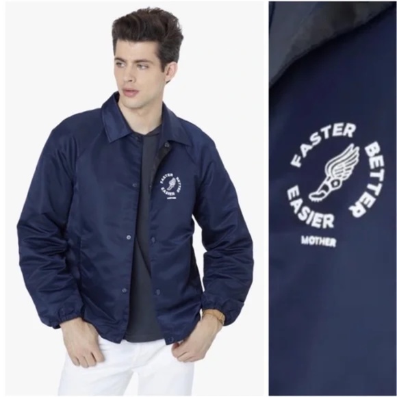 MOTHER Unisex The Coach Jacket in Whistle Blower NWT - Picture 1 of 7